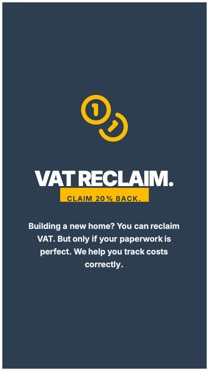 Homeowner reviewing self-build cost estimate with plans